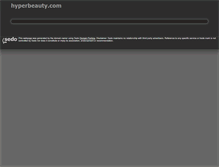 Tablet Screenshot of hyperbeauty.com